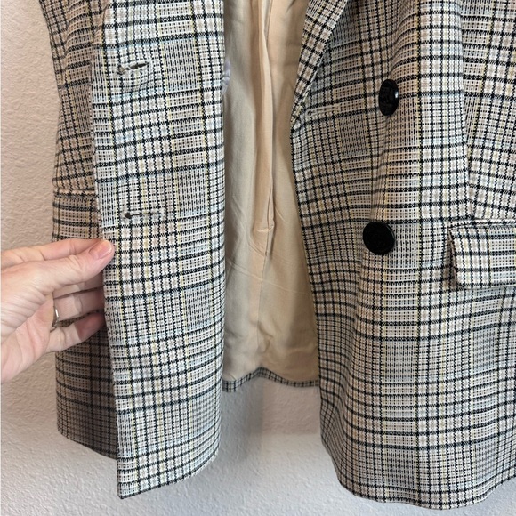 SANCTUARY {Anthropologie} ‘Lonnie’ Plaid Double Breasted Vest - Picture 6 of 12